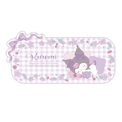 Kuitmor Kawaii Anime Mouse Pad, Non-Slip Waterproof Desk Mat, Durable Large Extended Mouse Pad with Bowknot Edge for Office Gaming - KLM Flower Dream