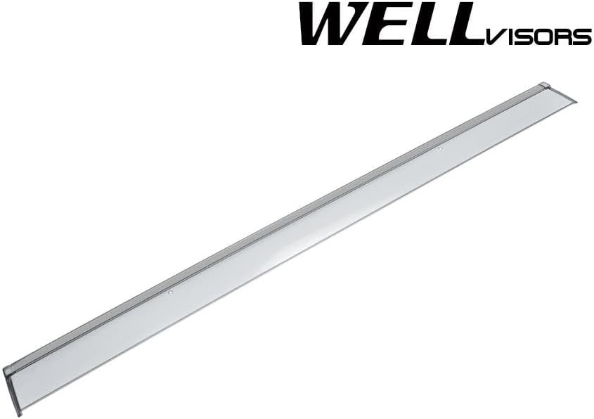 WellVisors Window Visors Wind Deflectors Compatible with Kia 2015-2021 Sedona with Black Trim Rain Guards 3-847KA018