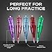 Inlumino Heart Ink Ballpoint Dot Pen Tattoo Cartridges for Tattoo Practice on Paper. 10 0.5mm Tattoo Cartridges for Beginners to Learn How to Tattoo - 2 Pink, 2 Red, 2 Purple, 2 Blue & 2 Green