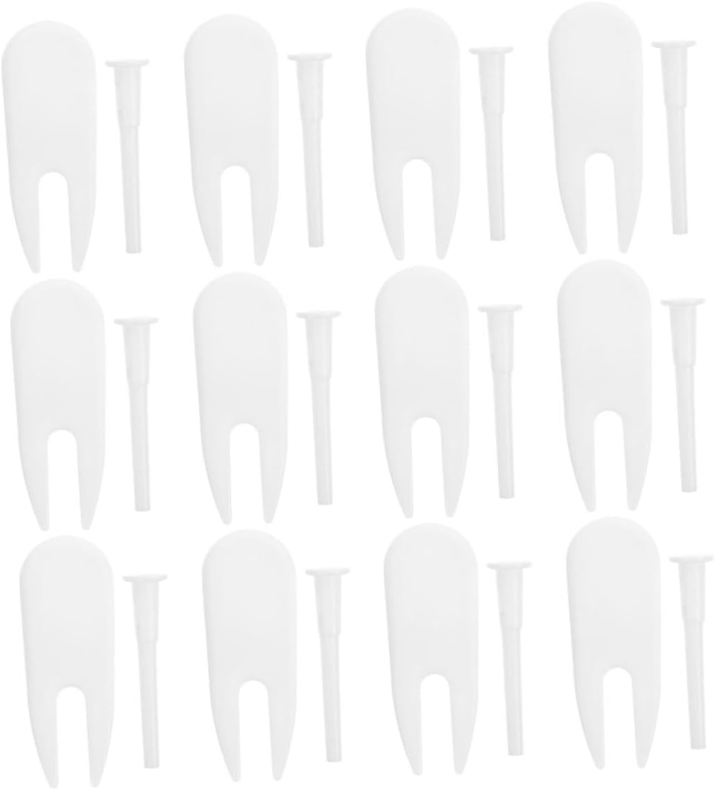 Kisangel 15 Sets Yoga Ball Replacement Plugs and Puller Kit Exercise Ball Air Stopper Valve Nozzle Pin Plug Removal Device for Home & Gym