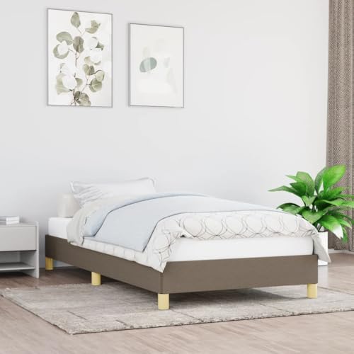 Frdhee Marco de cama individual sin colchón, tela de 90 x 200 cm, adecuado para dormitorios, hoteles y apartamentos, uso versátil