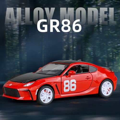 Image of Die-cast Alloy Motorbikes for Kids 1:14 Scale Alloy Model Bikes Pull Back Toys Suitable for 3+ Years Boys and Girls Multicolor (Pack of 1)【Colors as Per Stock】 (Toyota AE86)