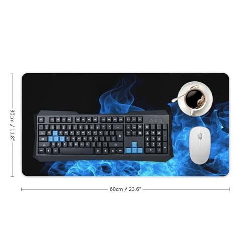 Blue Flame Desk Pad con Base de Goma 30x60 cm miniatura 2