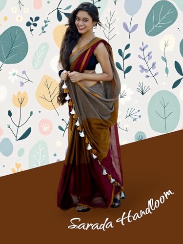 Image of Pure Cotton Saree | Soft & Lightweight | Handloom Woven Elegance for Festive & Casual Wear