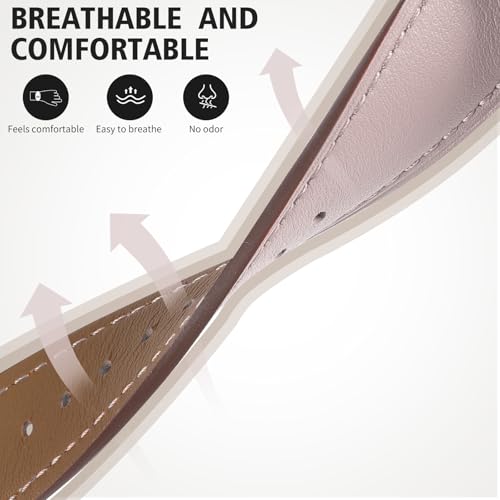 Italy Genuine Leather Watch Bands Men Women Compatible with Samsung Galaxy Watch Band, 20mm 22mm Lugs Watch Straps, Quick Release Wear-resistant Sweat-Resistant Smartwatch Replacement Strap