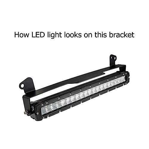 Ijdmtoy 20-22 Inches Straight Led Light Bar Lower Bumper Grill Opening Mounting Bracket Compatible With 2011-2016 Ford F-250 F-350 F-450 #TOP3