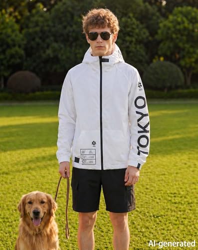 Image of Niepce Inc Japanese Streetwear Waterproof Windbreaker Jackets for Men | Cosplay, Everyday Wear, Gift for Boyfriend or Son