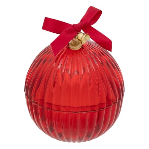 Feeric lights et christmas - Bougie parfumée boule de Noël 50g assorti - Rouge