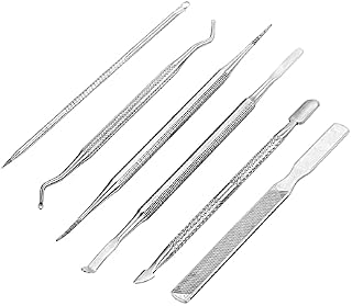 Stainless Steel Ingrown Toenail File and Lifter Double Sided Ingrown Toenail Care Set(6Pcs/set)