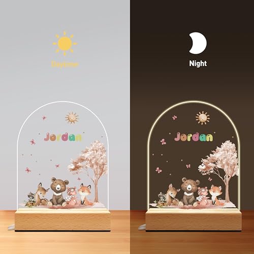 Lámpara de noche LED personalizada para niños miniatura 4