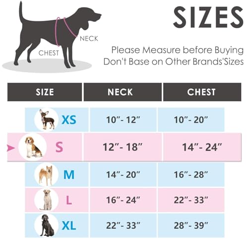 Image of PHOEPET No Pull Dog Harness Reflective Adjustable Vest with Training Handle