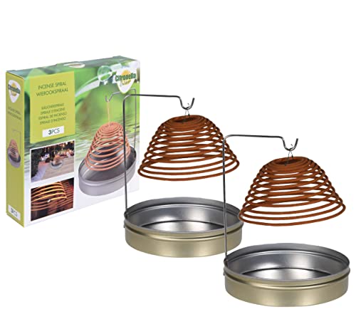Espiral de Incienso Citronella con Soporte y Caja