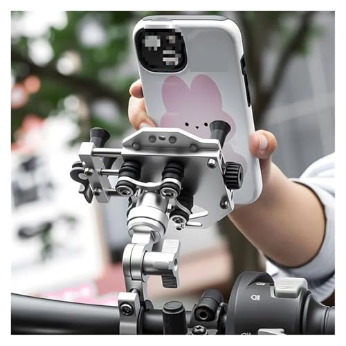 Support de navigation pour moto H66 noir réglable à 360 degrés