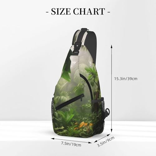 Bolso cruzado para hombre mochila de pecho tipo bandolera miniatura 3