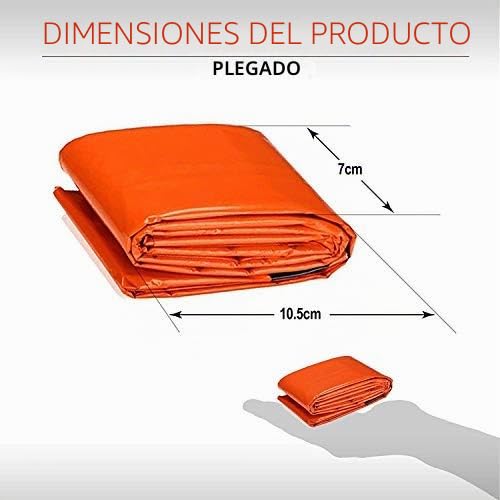 Miniatura 8 de Bramble - 2 Premium Saco De Dormir De Emergencia - Sacos De Vivac - Manta Termica Supervivencia
