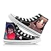 Anime Shinomiya Kaguya Canvas-Schuhe – Fujiwara Chika Drucken Casual Hi-Top Turnschuhe Unisex Sneaker, Schnürschuh, Mode, leicht, atmungsaktiv, flache Schuhe für Outdoor-Sport, Typ 3, 39 2/3 EU