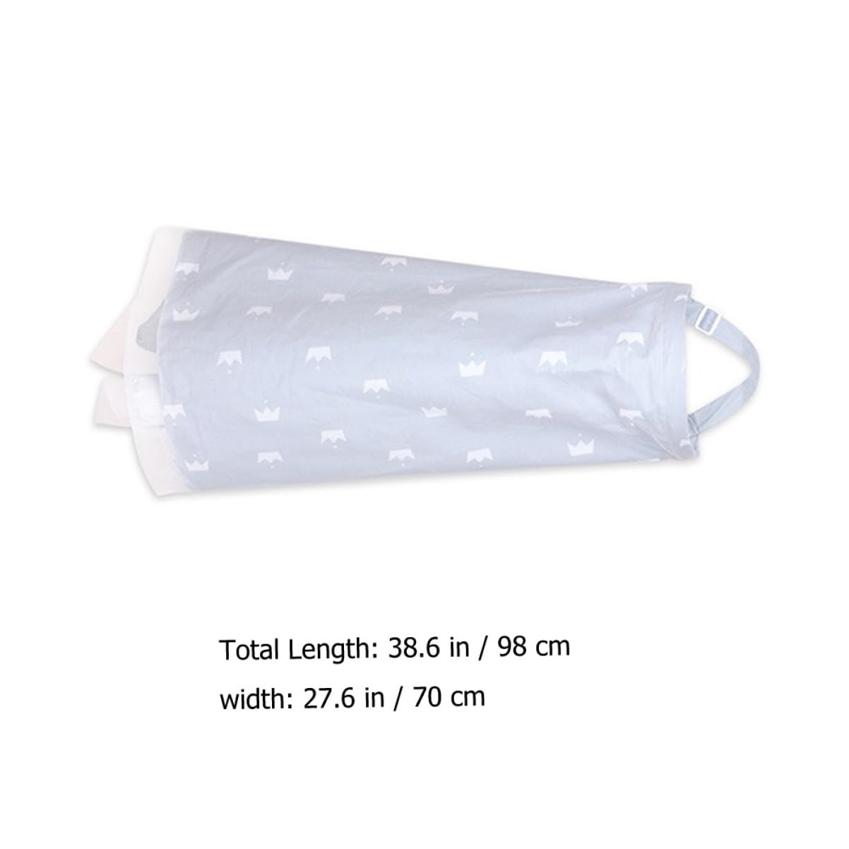 GALPADA Nursing Cover Multi Function Breastfeeding Cover with Neckline Design for Outdoor Feeding Stroller Shade and Quilt Use Soft and Durable Crown with Mesh