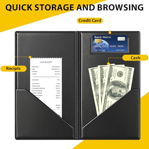 36Pcs Server Books for Waitress, Waitress Book with Money Pocket by WSICSE - Image 3