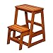 SLRMKK Transformer Pliante Pliante Bibliothèque Escabeau Escabeau Cuisine Étape Lieu de Travail Tabouret/2 Escaliers/Escaliers Repose-Pied Tabouret en Bois Élevé Utiliser Heavy Duty Heavy Dut