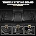 Floor Mats & Cargo Liner & 2nd 3rd Backrest Mat for BMW X7 2019-2025 2026 Only 7-Seater | Custom Fit 2026 BMW X7 G07 Accessories All Weather Floor Mats Trunk Mat Back Seat Cover Protector Full Set