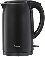 Midea Chaleira Elétrica Preta 1,7L Double Wall -220V, 1500W, KDW17P2