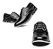 Men's Dress Shoes Wide Width, Comfort Dress Sneakers Men Fashion Oxfords Business Casual Shoes Soft Derby Shoe for Working Driving Walking Black, 10 Wide