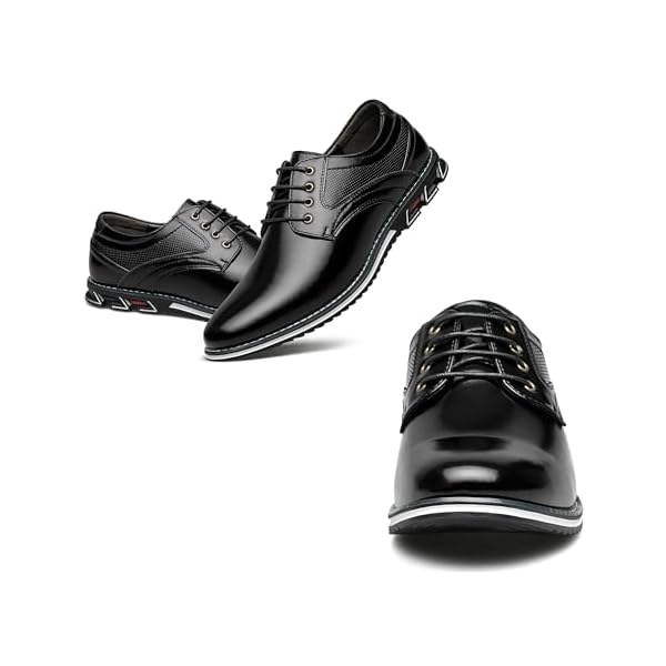 Men's Dress Shoes Comfort Soft Men Oxford Superior Flexural Leather Fashion Dress Sneakers Business Casual Derby Shoe - Image 7
