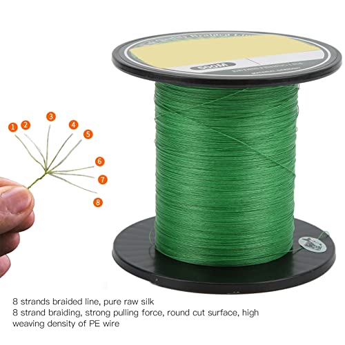SUNGOOYUE 22lb 500m PE Angelschnur, 8 Strang Geflochtene Superstarke PE Angelschnur für Süßwasser Salzwasser… – Bild 5