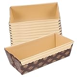 25Stücke Backpapier und Kuchenformen Hochtemperaturbeständig für Bäckereien und Heimküche Papierbackformen