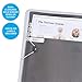 Doc It 4 Pocket Binder, Multi Pocket Folder and 1-inch 3 Ring Binder, Perfect for School, Office and Project Organization, Holds 300 Letter Size Papers, Grey (00939-GY)