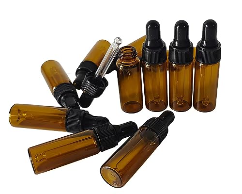 50 Pcs 5ml Amber Mini Dropper Bottles Essential Oils Sample Dropper Bottles For Traveling Essential Oils Perfume Cosmetic Liquid4