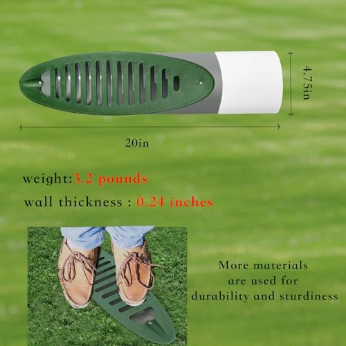 4 Inch Yard Drain kit，French Drain kit for 4 inch drainage pipe，﻿ Angled Yard Drainage Emitter,yard Drain Grate for Sump Pump Discharge,with sch40 dwv connetction (1pcs) by Hualinsyi - Image 4