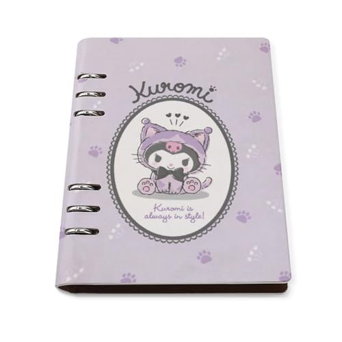 ノート クロミ 可愛い メモ帳 バインダーノート A5 6穴 90枚 てちょう ハードカバー メモ ンダー A5サイズ 横罫線 ??本 文房具 オフィス用品 ルーズリーフ 学生 キャンパス おしゃれ プレゼント 贈り物