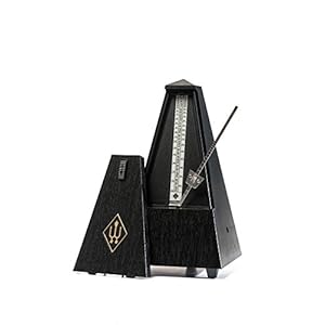 Wittner 903304 Taktell Piramidevorm Metronom Kunststof Behuizing Zonder Bel, Zwart