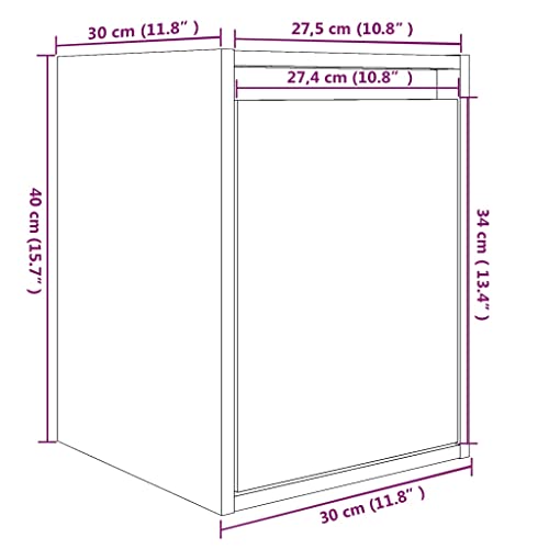 Armoire murale blanche peu encombrante pour studio et bureau - 3