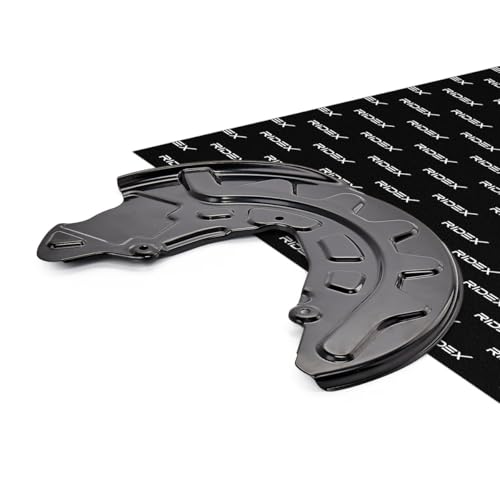 RIDEX 1x Ankerblech/Spritzblech Vorne Links Kompatibel mit VW Golf VII Schrägheck 5G1, BQ1, BE1, BE2 5Q0615311G schwarz Aluminium