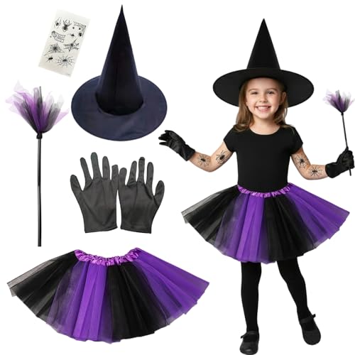 Xerteam Jeu de déguisement de sorcière d'Halloween