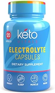 Keto Vitals Electrolyte Capsules | The Original Keto Electrolyte Pills Supplement | Salt Electrolyte Tablets for Hydration | Calorie-Free | Carb-Free KetoVitals Electrolyte Capsules