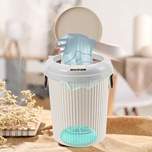 Xndz Máquina de lavar ultrassônica, mini lavadora de roupas, alimentada por USB para lavar em casa,