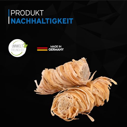Kaminanzünder kör4u Anzündwolle 2,5kg, Bioanzünder in Wachs