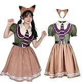 [Formemory] キツネ詐欺師 コスプレ ハロウィン仮装 子供 ウサギ警察 ランキング ポリス コスプレ衣装 ズートピア 可愛い ハロウィン レディース (キツネ L)