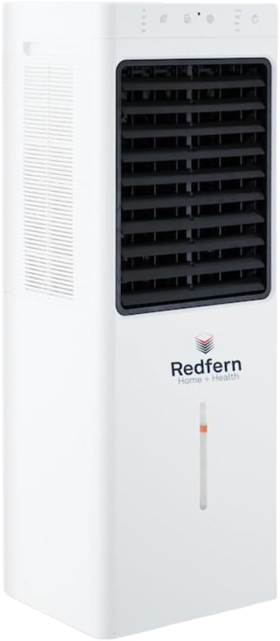 iQ Pure Breeze 14EX Extra Large Portable Evaporative Air Cooler Powerful Room Cooling with 4 Fan Speeds, 23 L Water Tank, Air Filtration & Wheels for Home, Living Room & Large Spaces