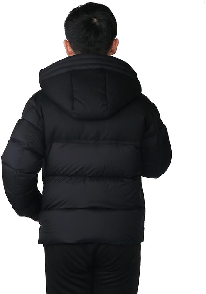 Amazon | [モンクレール] ダウンジャケット メンズ MUSSALA レザーロゴ