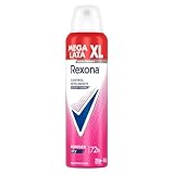 REXONA Antitranspirante XL en Aerosol Powder Dry, desodorante para mujer con 72 horas de protección contra el sudor y el...