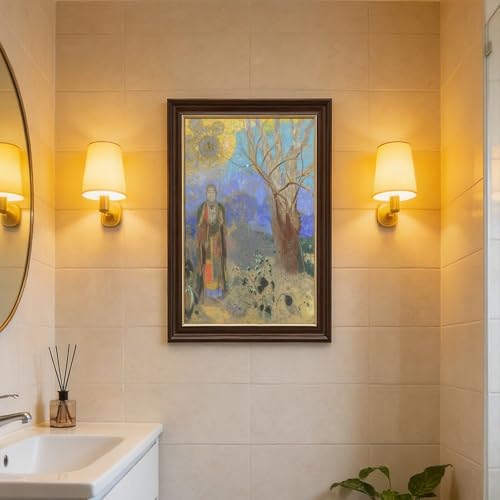 Odilon Redon The Buddha Impression Toile Haute Définition Cadre Suspendu - 7