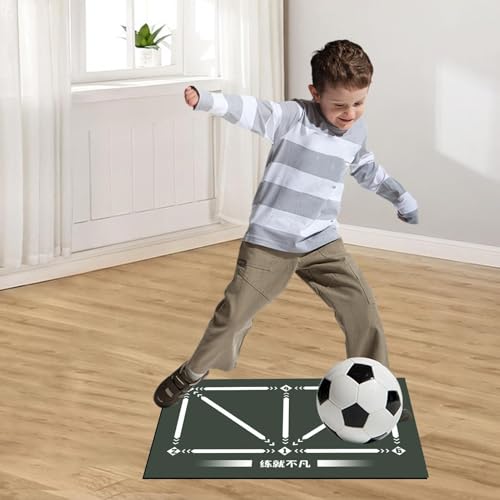 Alfombrilla de fútbol antideslizante de 23.62 x para control de balón 3