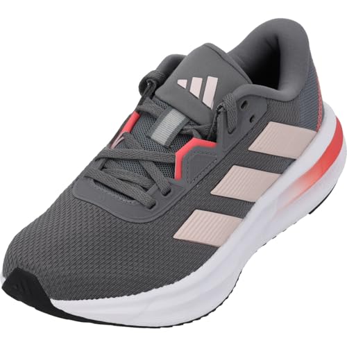 adidas Damen Galaxy 7 Running Shoes Laufschuhe, Grey Four/Sandy pink/preloved Scarlet, 40 EU