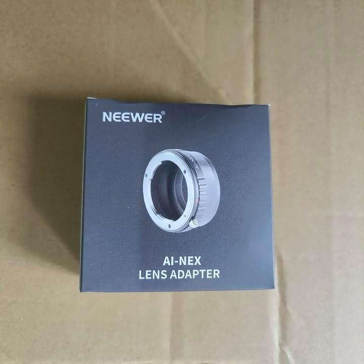 Miniatura 12 de NEEWER Adaptador de montaje de lente con anillo de enfoque manual compatible con lente Nikon AI a cámara Sony E, compatible con Sony Alpha 1 A9 A7