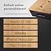 Couchbar Snackbox Personalisierbar aus Bambus inkl. Geschenkbox | Sofa Tablett mit 2 Snackschalen, 2 Getränkehalter mit Untersetzer, magnetischer Deckel, Handyhalterung (Schwarz, Ohne Gravur)