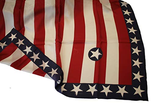 Wild Rag Silk Red White and Blue Patriot2